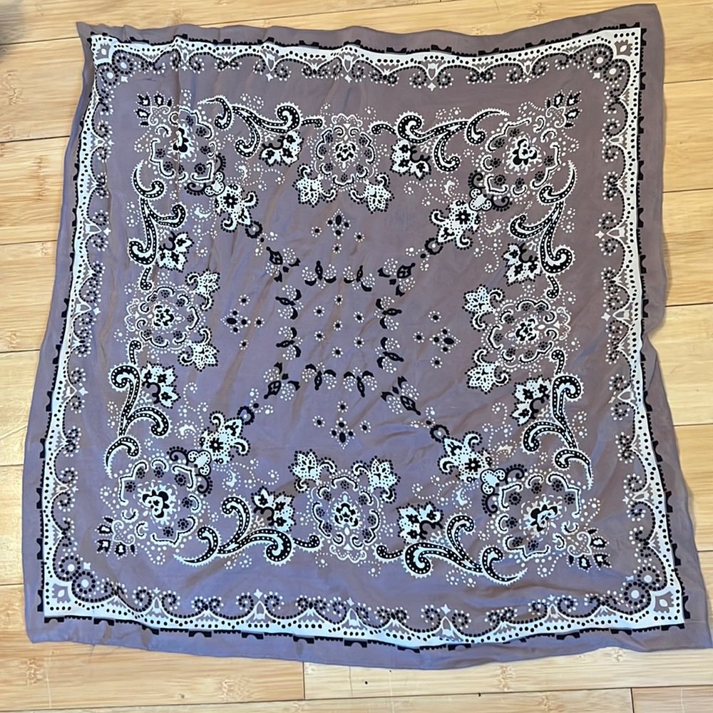 Madewell purple scarf